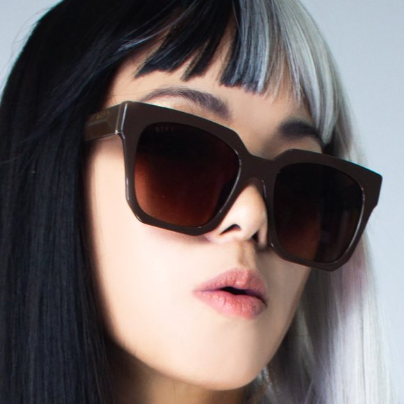 Ariana Sunglasses in Truffle/Brown - Picture 2 of 5